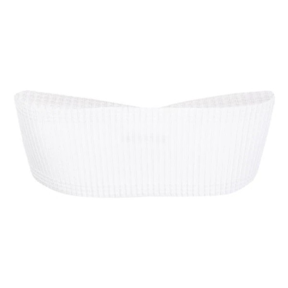 BEVZA 'BEVZA' CROP TOP - WHITE - Picture 3 of 3